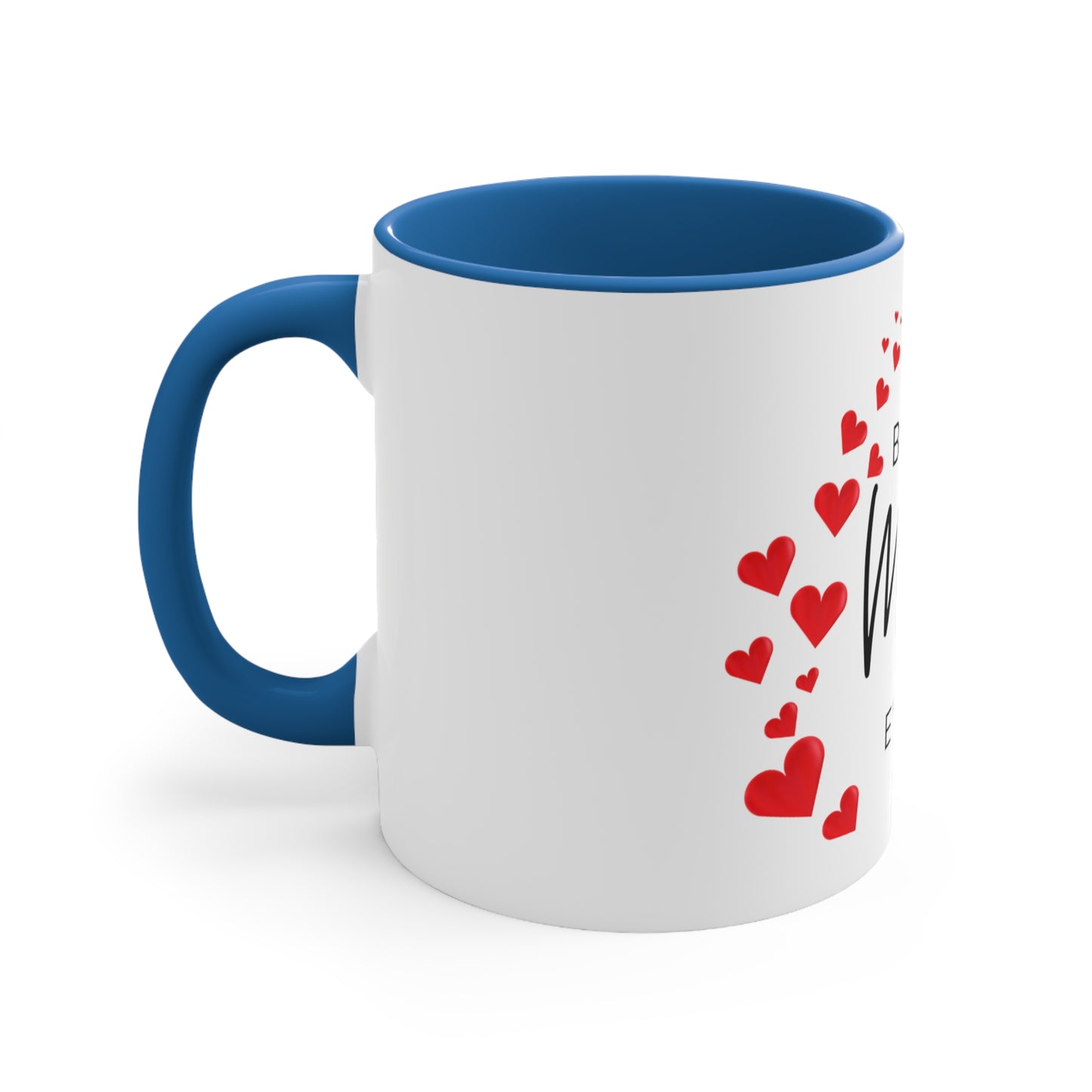 Best Mom Ever with Red Hearts Coffee Mug, 11oz