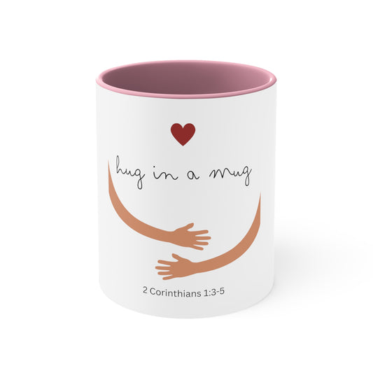 Hug in a Mug Accent Coffee Mug, 11oz